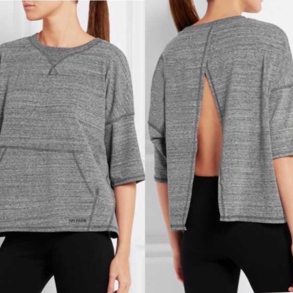 IVY PARK // Open Back Top with Kangaroo Pocket